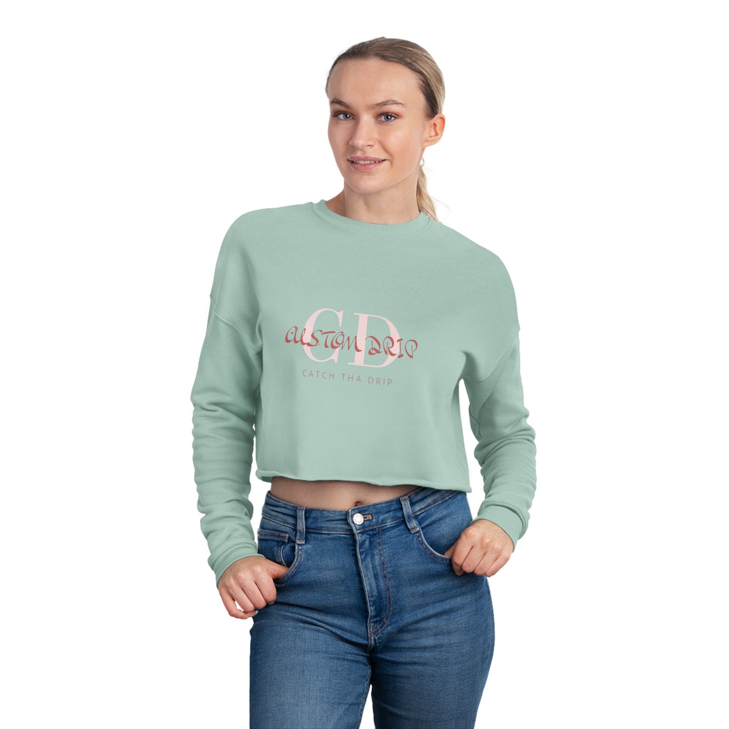 Cropped Sweatshirt Custom Drip's Design