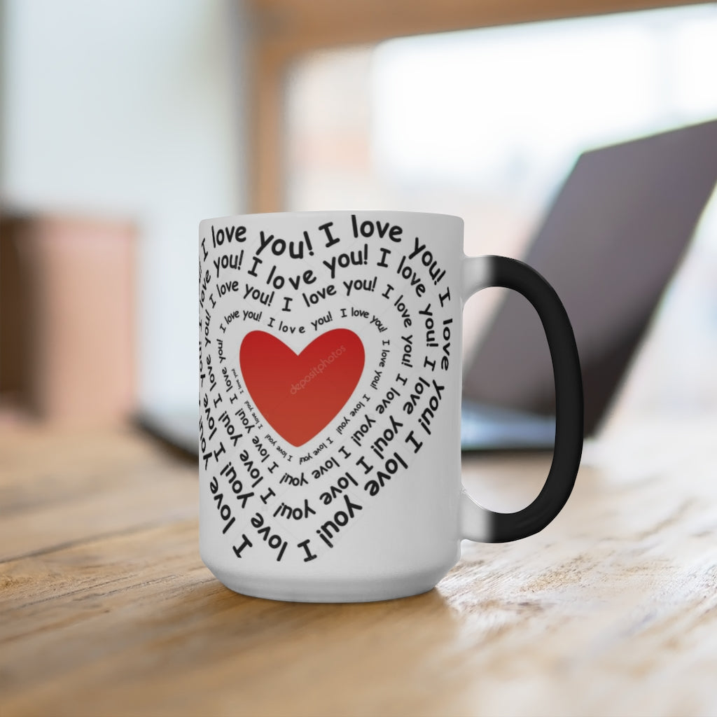 I Love you Color Changing Mug - CustomDripStore