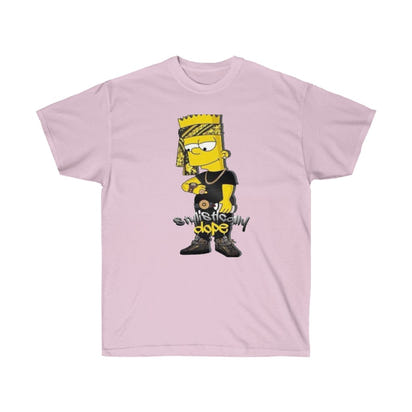 Dope Bart Unisex Tee, Custom T-shirt, Graphic T-shirt, Bart Simpson Tee - CustomDripStore