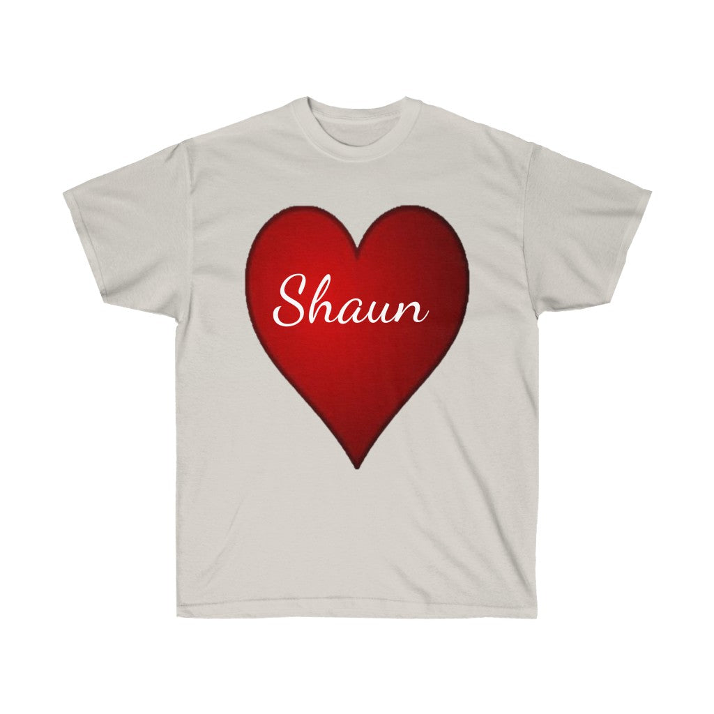 Personalized Unisex Tee, Valentine's Day Tee, Heart Tee, Love T-shirts, Personalized t-shirt, Custom t-shirts - CustomDripStore