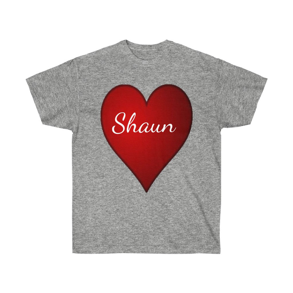 Personalized Unisex Tee, Valentine's Day Tee, Heart Tee, Love T-shirts, Personalized t-shirt, Custom t-shirts - CustomDripStore