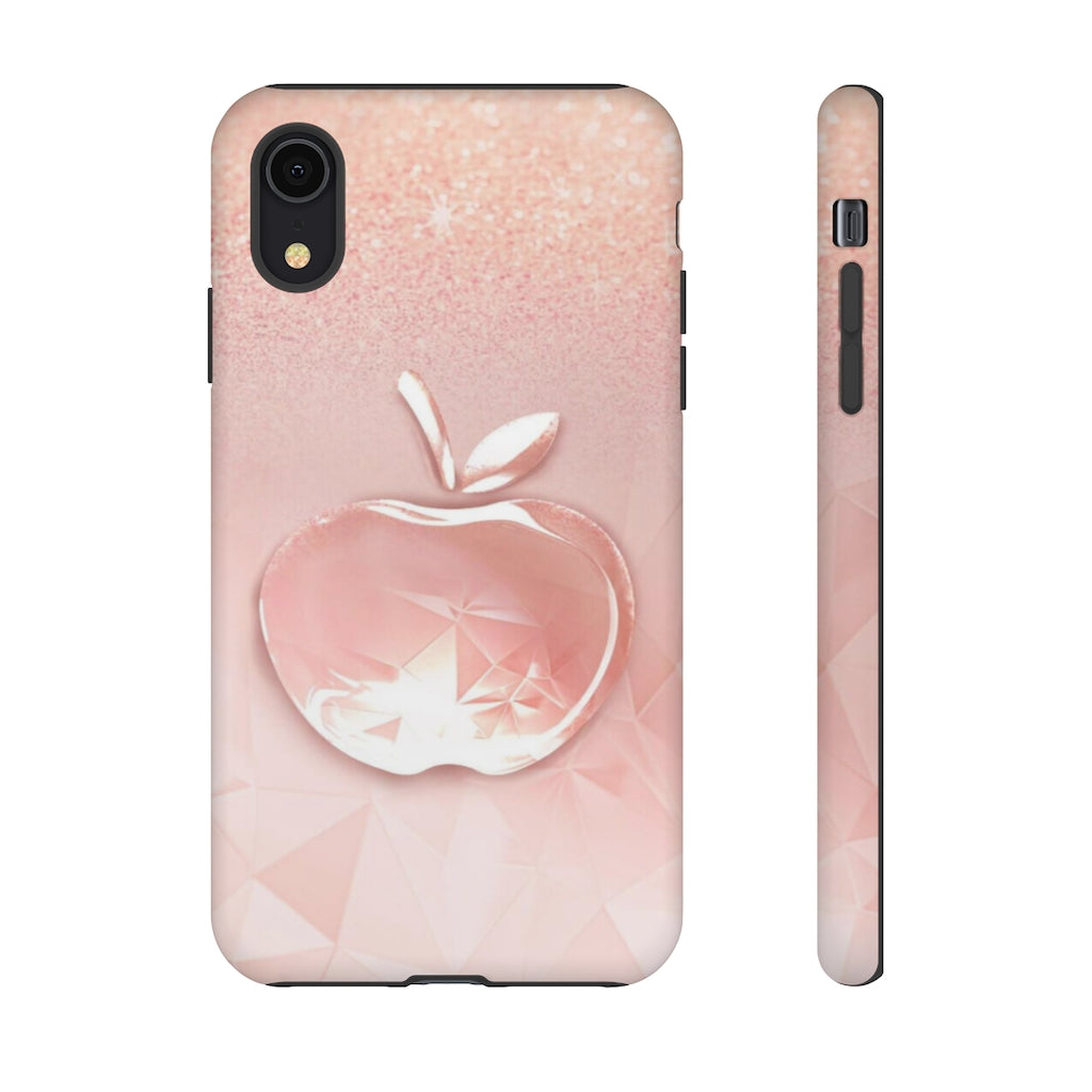 Pink apple Tough Cases, Apple cases, pink cases, Custom phone cases, Graphic phone cases - CustomDripStore