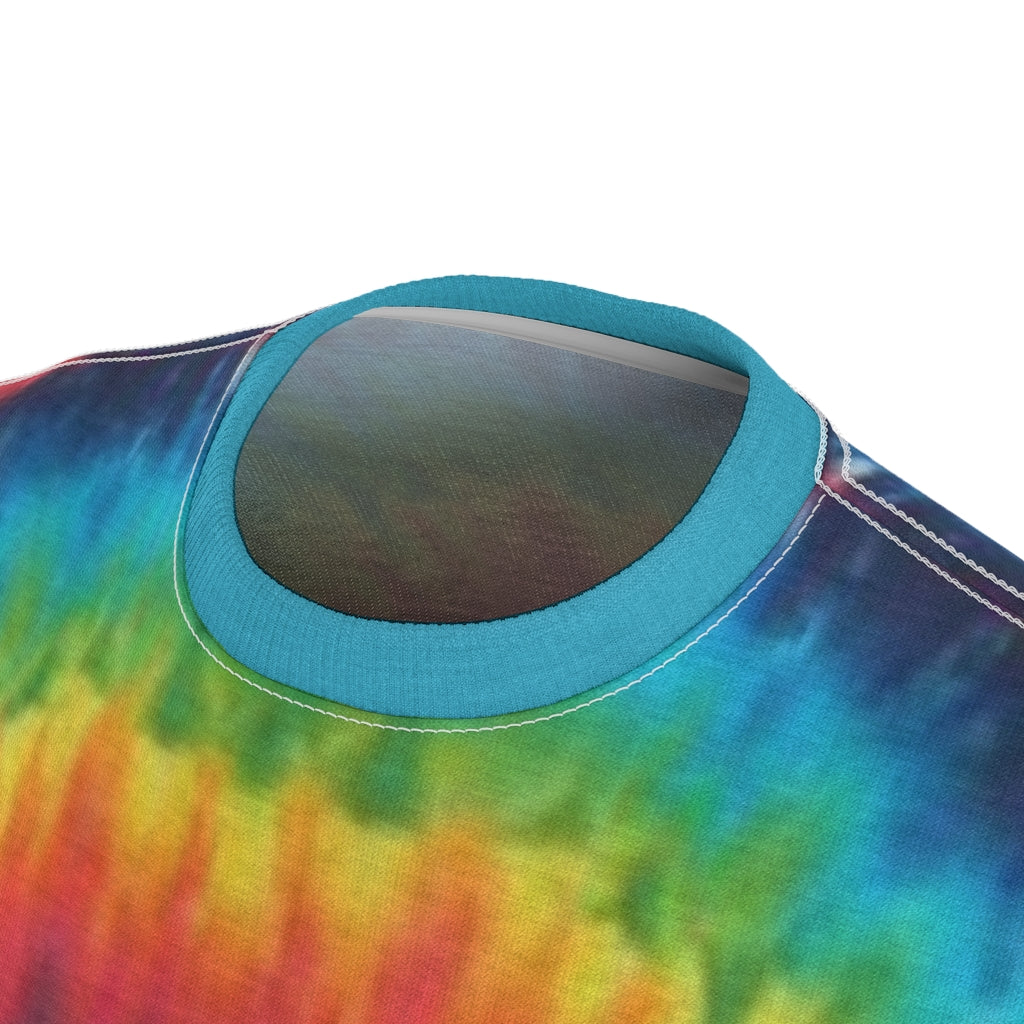 Tie Dye Unisex Cut & Sew Tee, Custom Tee, Graphic Tee, Tie Dye - CustomDripStore