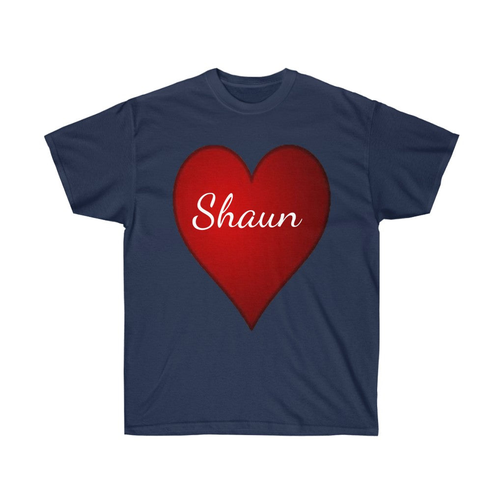 Personalized Unisex Tee, Valentine's Day Tee, Heart Tee, Love T-shirts, Personalized t-shirt, Custom t-shirts - CustomDripStore