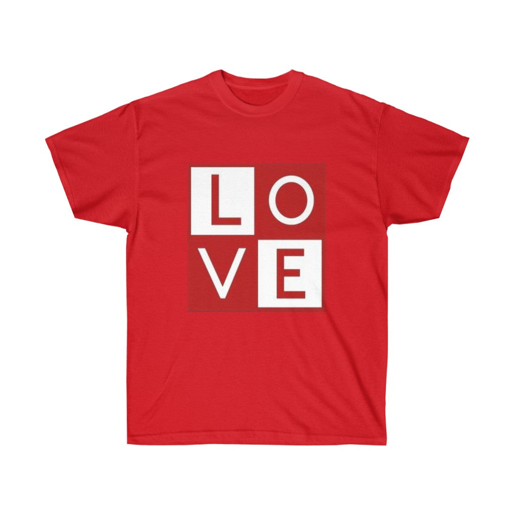 Valentine's Day- Love Unisex Ultra Cotton Tee - CustomDripStore