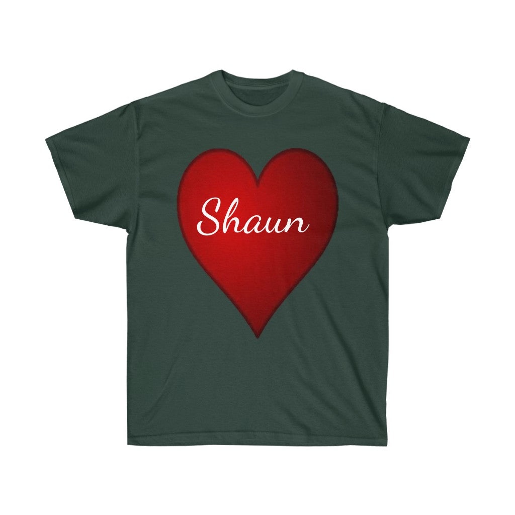 Personalized Unisex Tee, Valentine's Day Tee, Heart Tee, Love T-shirts, Personalized t-shirt, Custom t-shirts - CustomDripStore