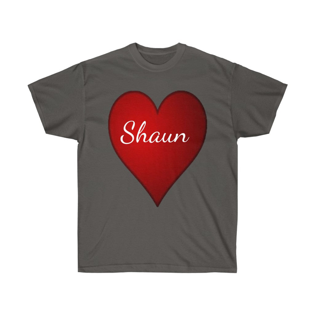 Personalized Unisex Tee, Valentine's Day Tee, Heart Tee, Love T-shirts, Personalized t-shirt, Custom t-shirts - CustomDripStore