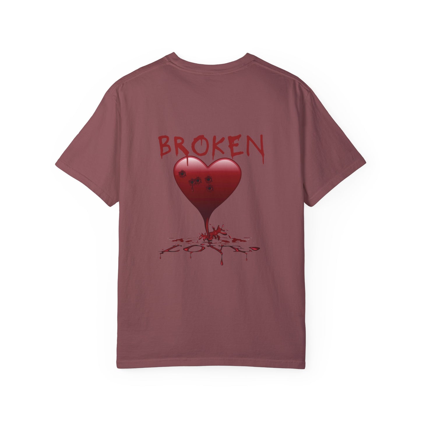 Broken Heart Unisex Garment-Dyed T-shirt