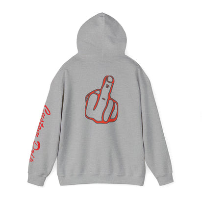 Unisex Hoodie No F*cks Given by Custom Drip