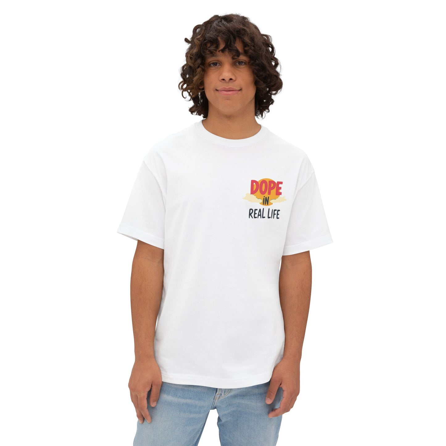 Retro Graphic Boxy T-Shirt - Dope in Real Life Tee