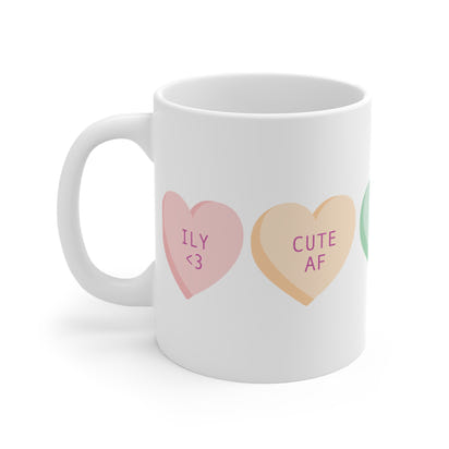 Mug Hearts Love Be Mine 11oz