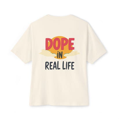 Retro Graphic Boxy T-Shirt - Dope in Real Life Tee
