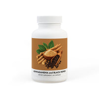 Ashwagandha and Black Pepper Supplement (60 capsules)