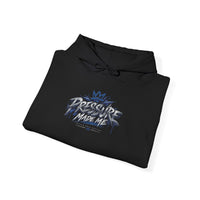 Pressure Made Me' Distressed Graphic Embroidered Pullover