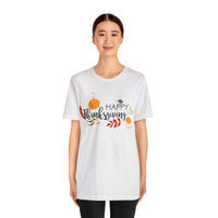 Happy Thanksgiving Jersey Short Sleeve Tee
