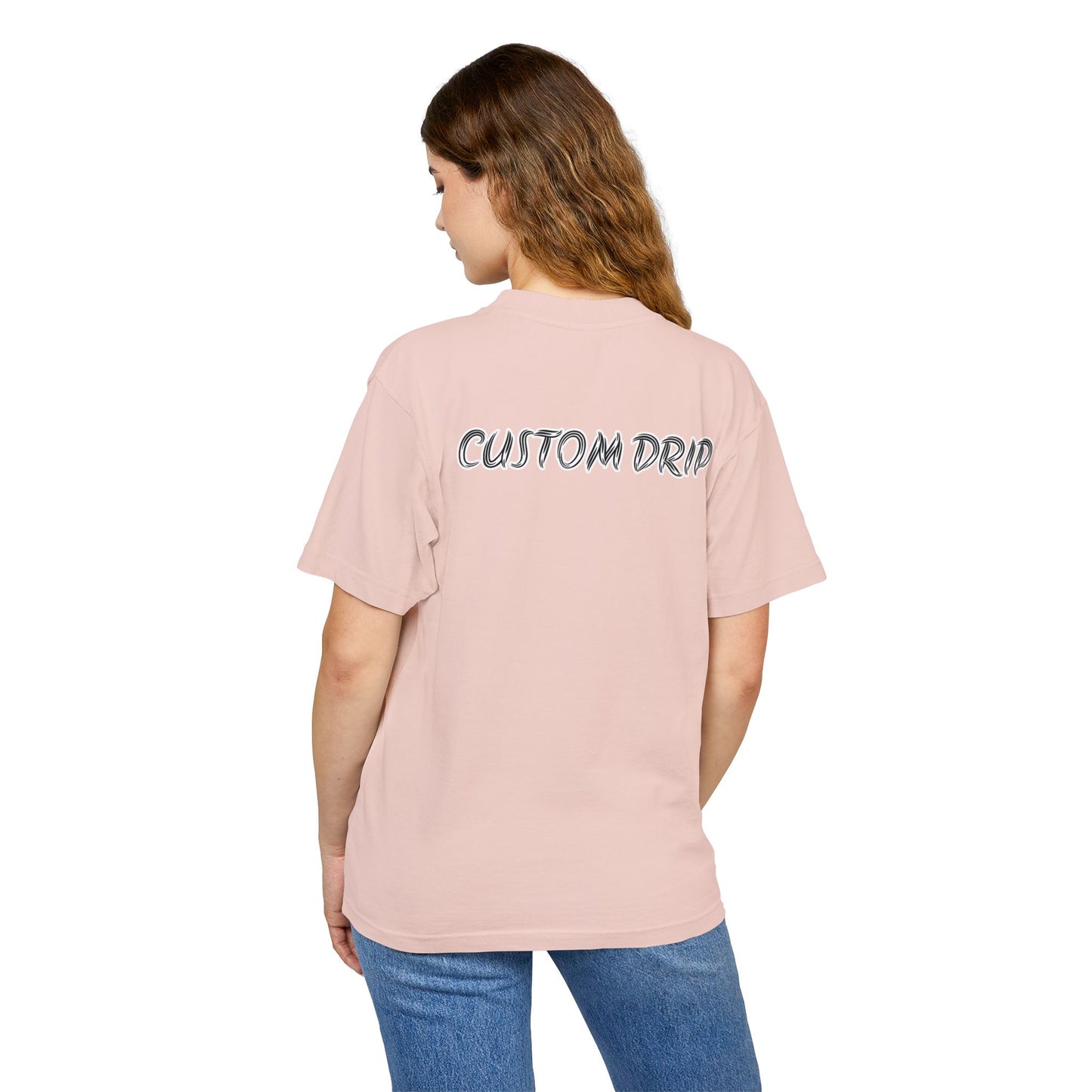 Ark Design with Custom Drip Logo on Back - Unisex Urban Heavy Tee