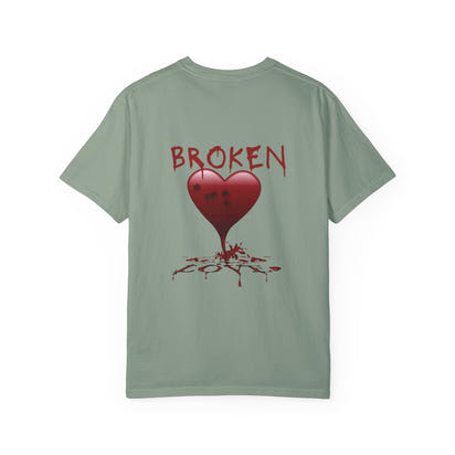 Broken Heart Unisex Garment-Dyed T-shirt
