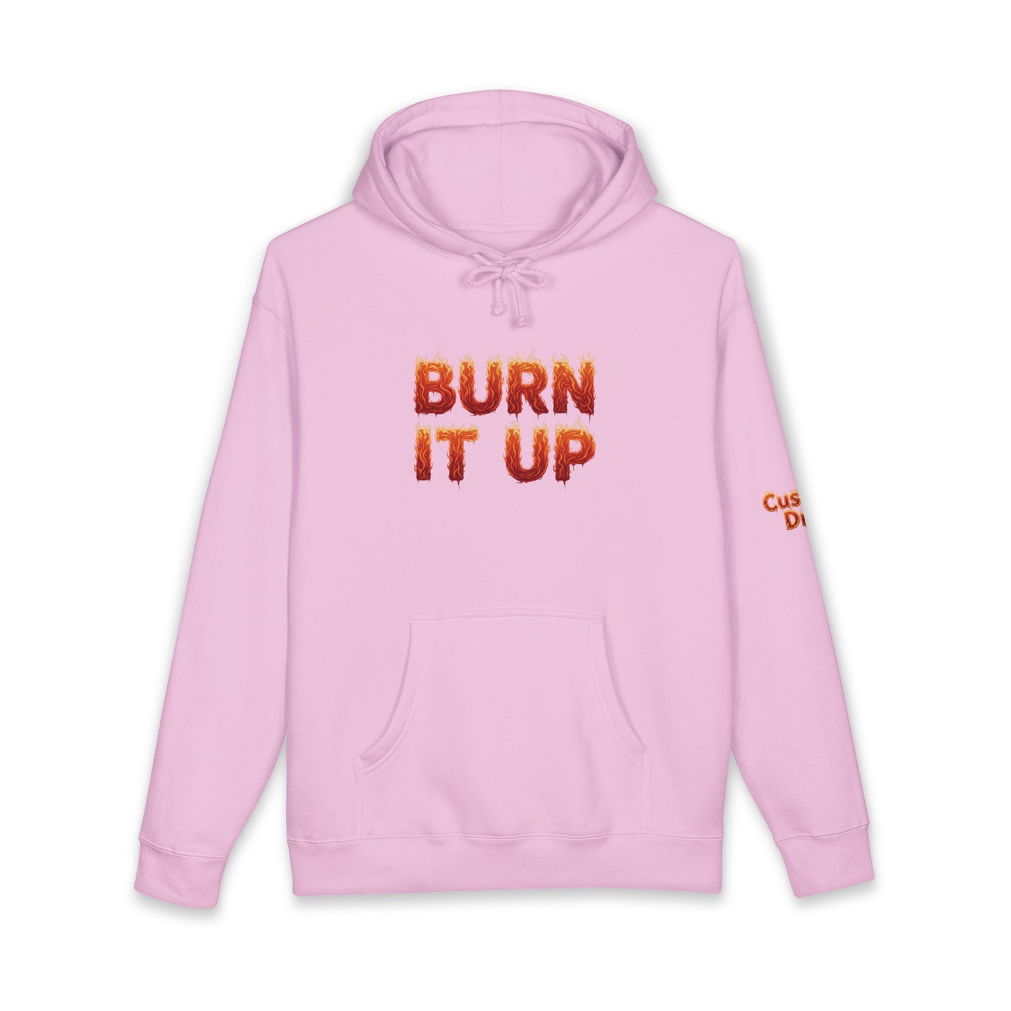 Burn It Up Hoodie — Fiery Skull Motorcycle Graphic Sweatshirt