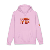 Burn It Up Hoodie — Fiery Skull Motorcycle Graphic Sweatshirt
