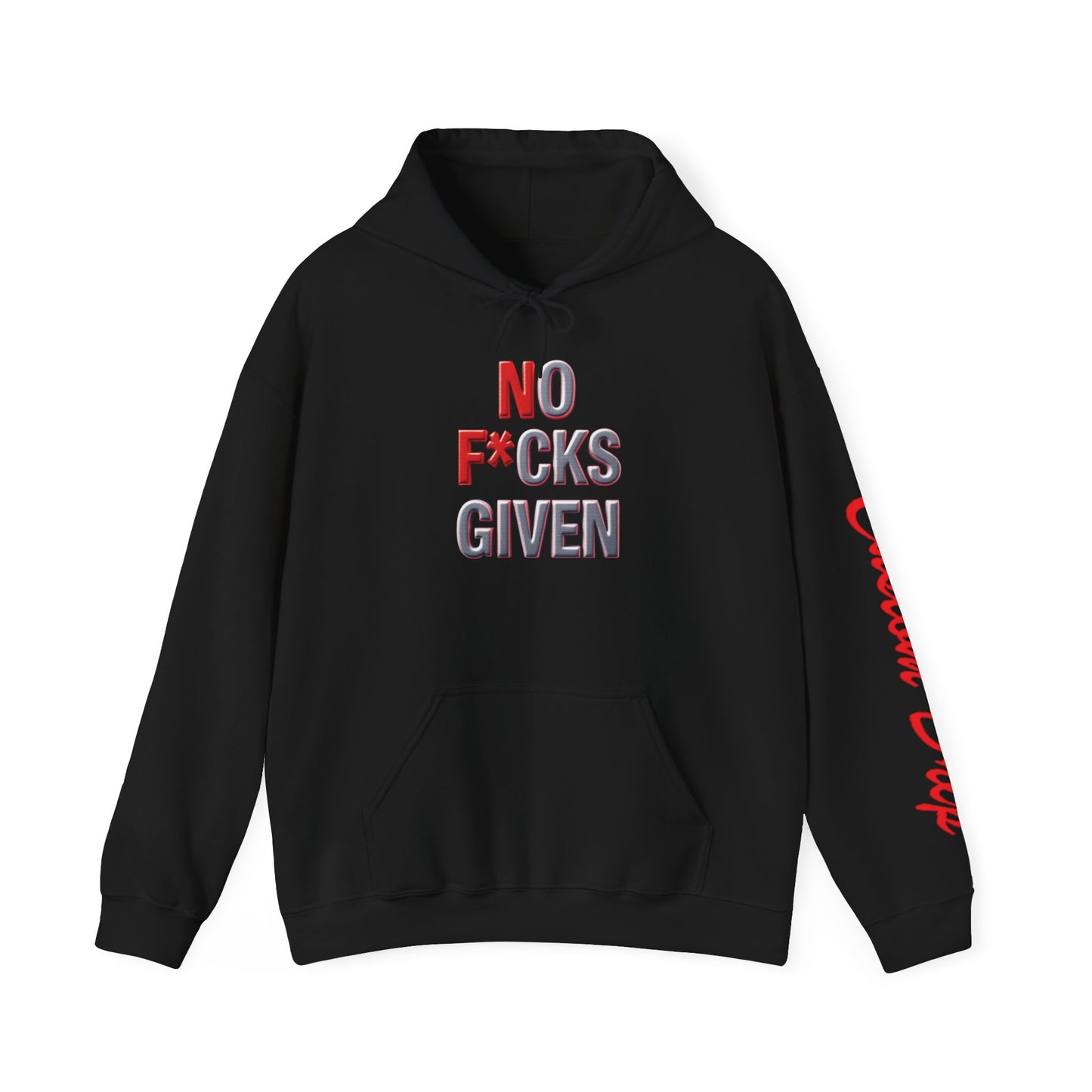 Unisex Hoodie No F*cks Given by Custom Drip