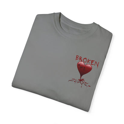 Broken Heart Unisex Garment-Dyed T-shirt