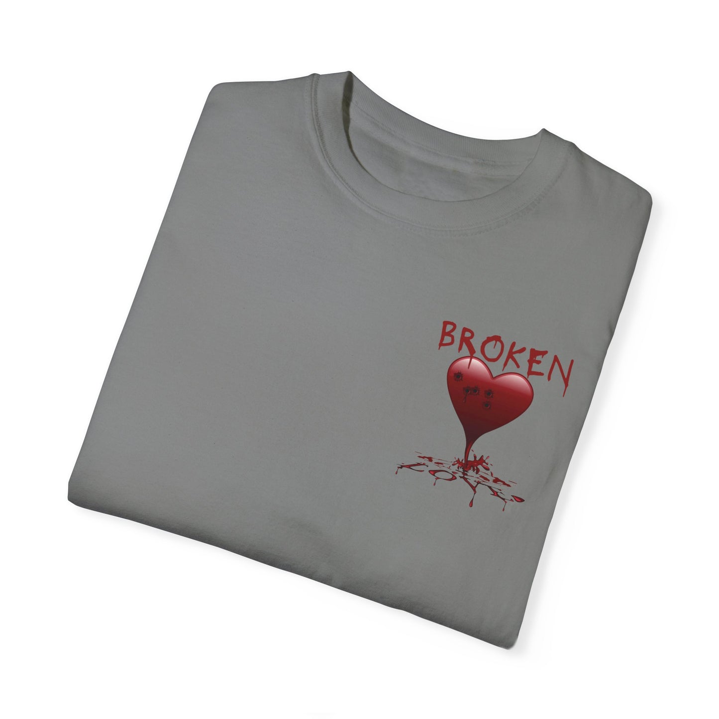 Broken Heart Unisex Garment-Dyed T-shirt