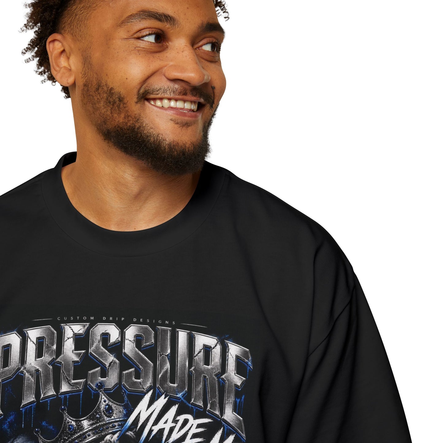 Pressure Made Me Tee — Graphic Men's Oversized Streetwear Shirt