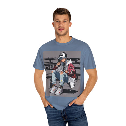 Street Art Unisex Garment-Dyed T-Shirt - Cool Urban Style Tee