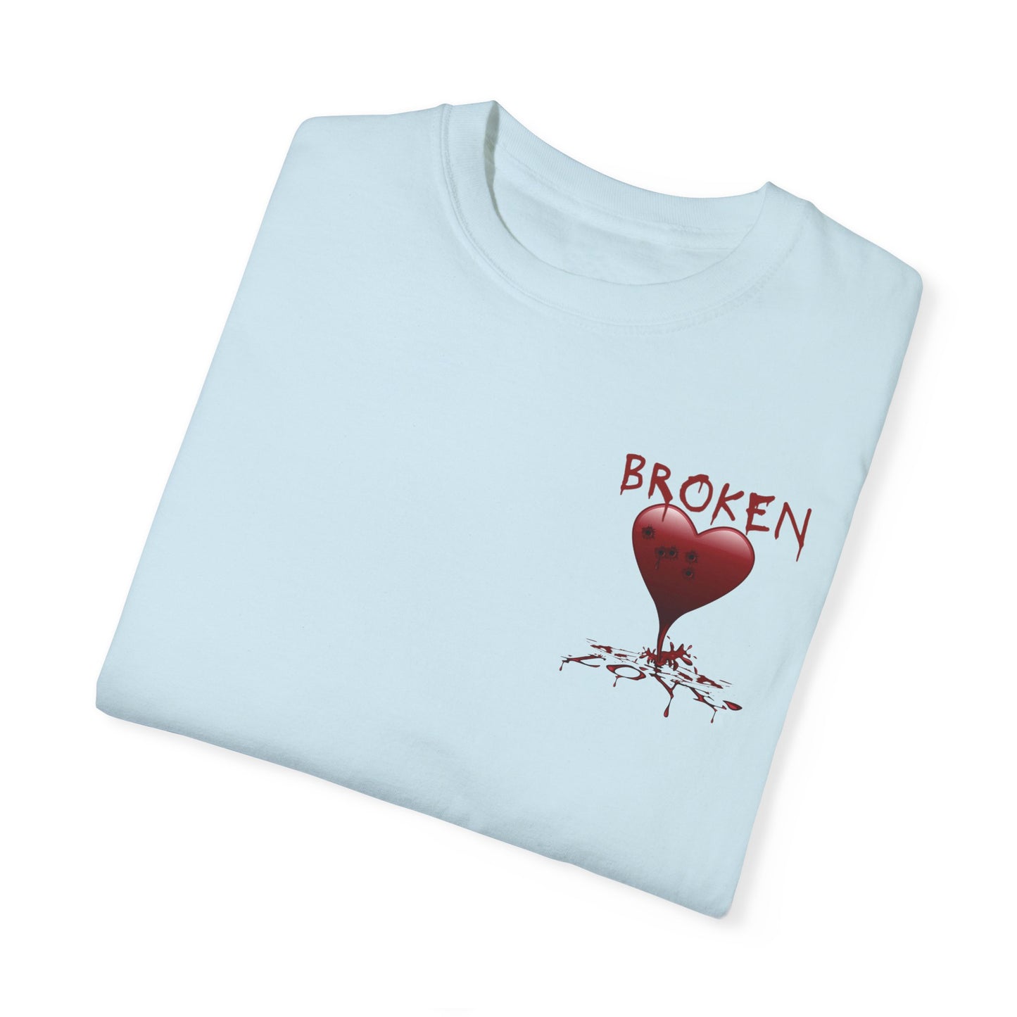 Broken Heart Unisex Garment-Dyed T-shirt