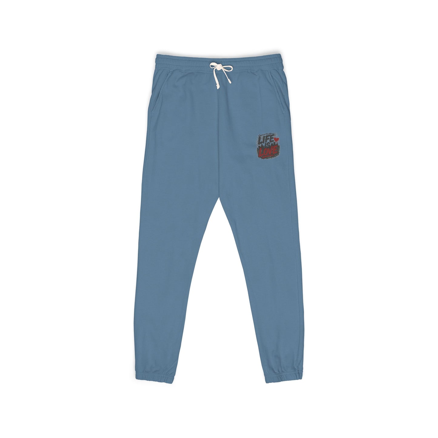 Life Is Good Sweatpants — Cozy Garment-Dyed Fleece Sweatpants
