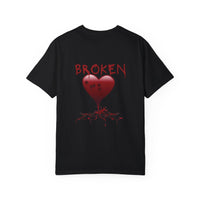 Broken Heart Unisex Garment-Dyed T-shirt