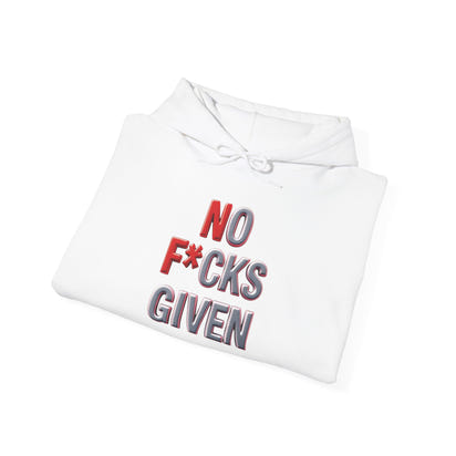 Unisex Hoodie No F*cks Given by Custom Drip