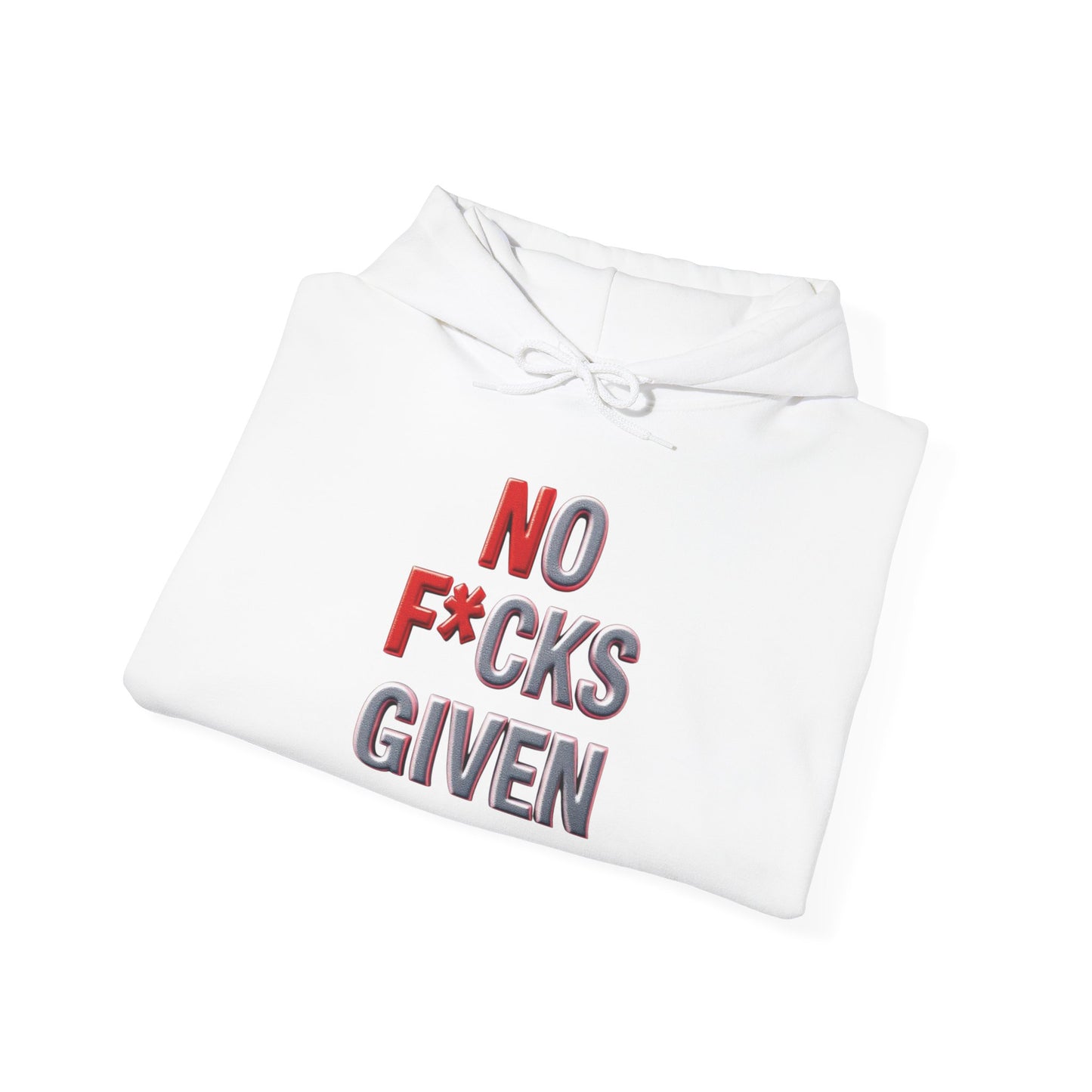 Unisex Hoodie No F*cks Given by Custom Drip