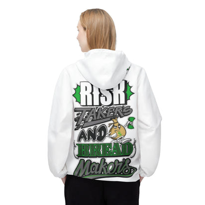 Risk Takers and Bread Makers Windbreaker Jacket
