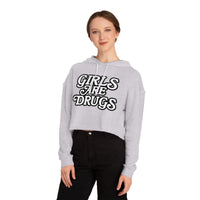 Girls Are Drugs Cropped Hoodie