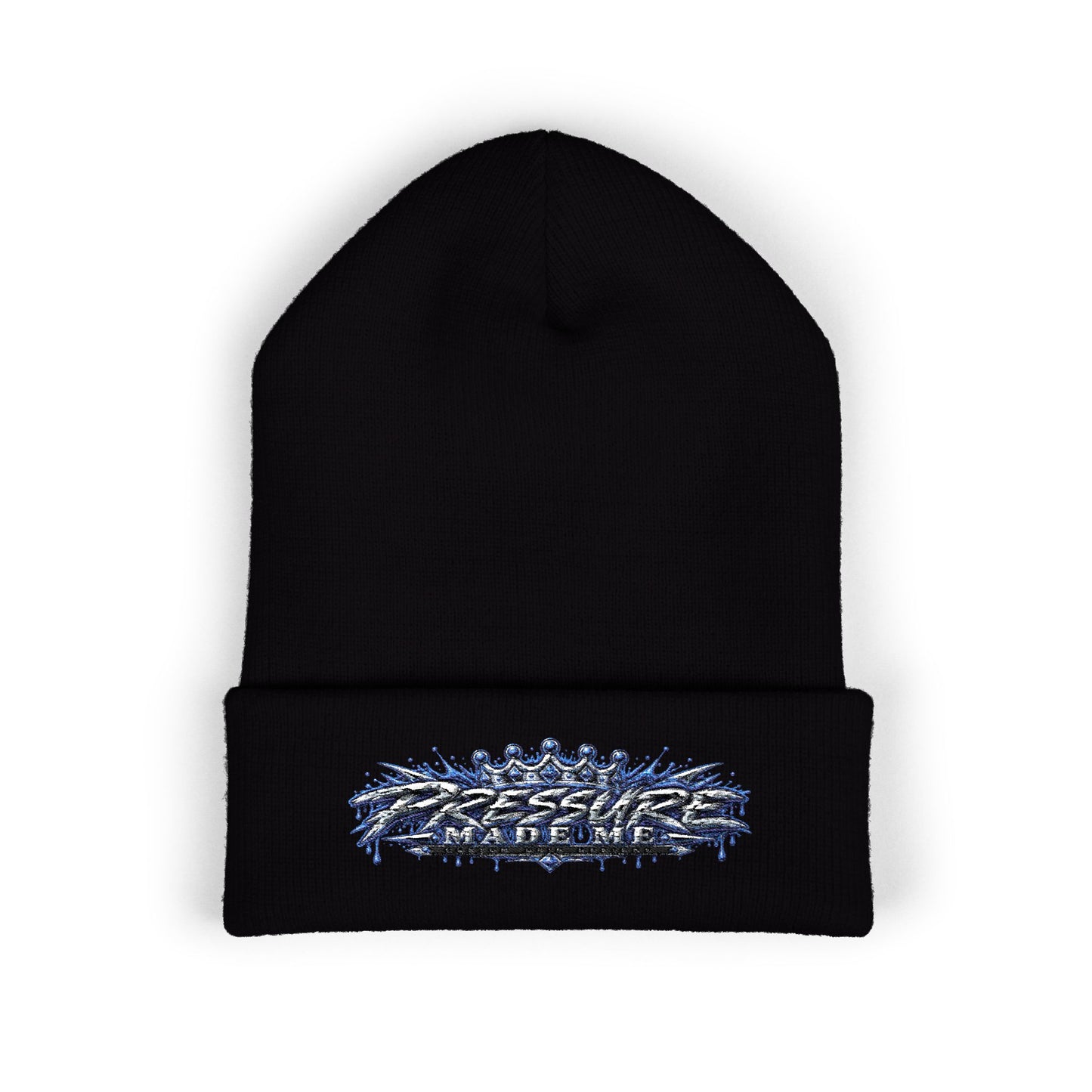 Pressure Made Me Cuffed Beanie
