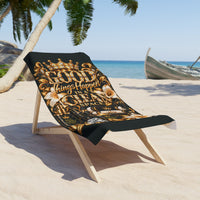 'Good Things Happen in a VIP Space' Gold Crown Luxury Pool & Beach Towel