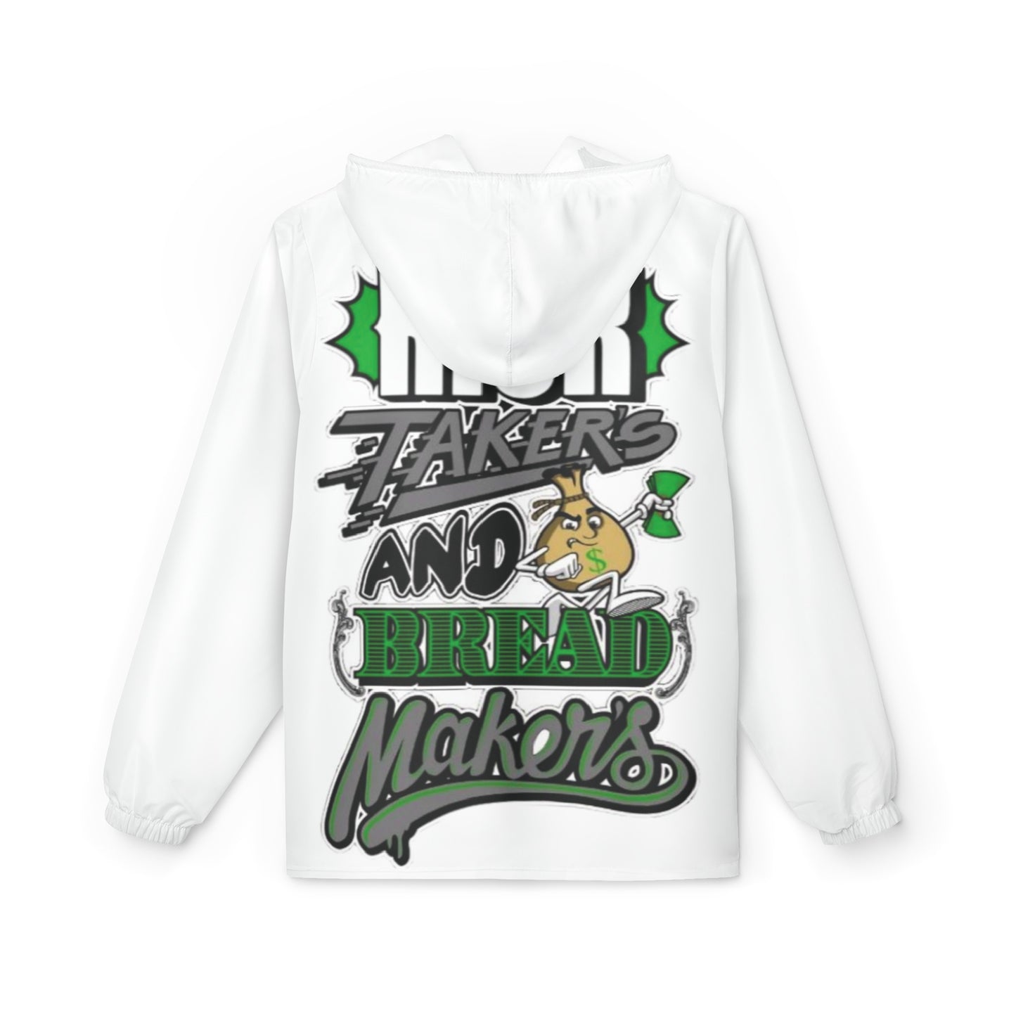 Risk Takers and Bread Makers Windbreaker Jacket