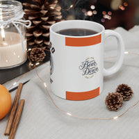 Chicago Bears Retro Roaring Bear Football Ceramic Mug — 11oz & 15oz