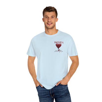 Broken Heart Unisex Garment-Dyed T-shirt