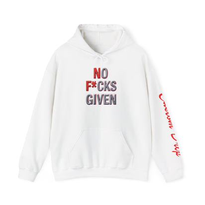 Unisex Hoodie No F*cks Given by Custom Drip