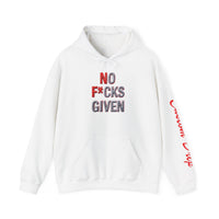 Unisex Hoodie No F*cks Given by Custom Drip