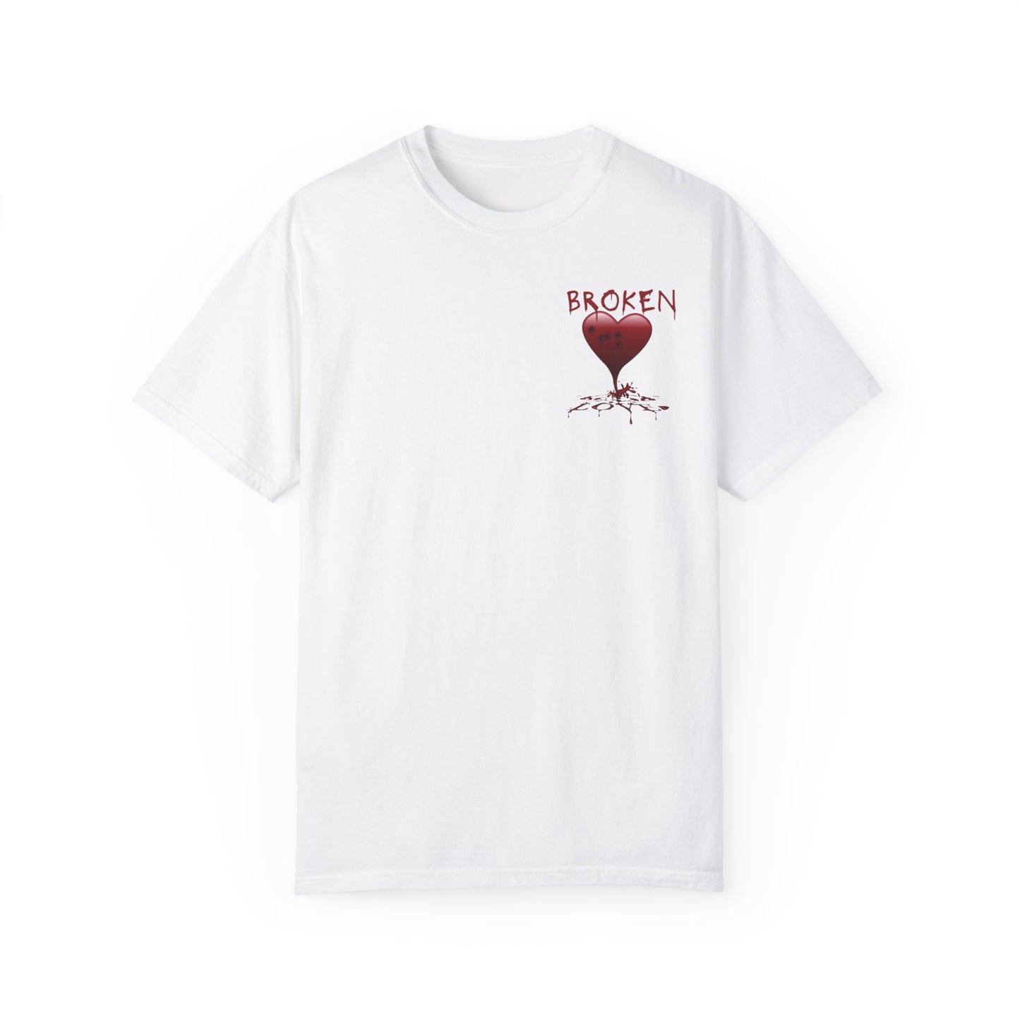 Broken Heart Unisex Garment-Dyed T-shirt