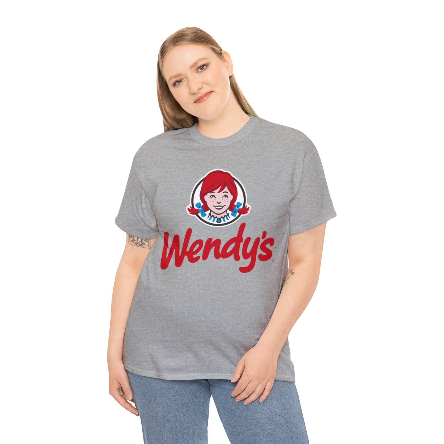 Wendy's Logo Unisex Heavy Cotton Tee