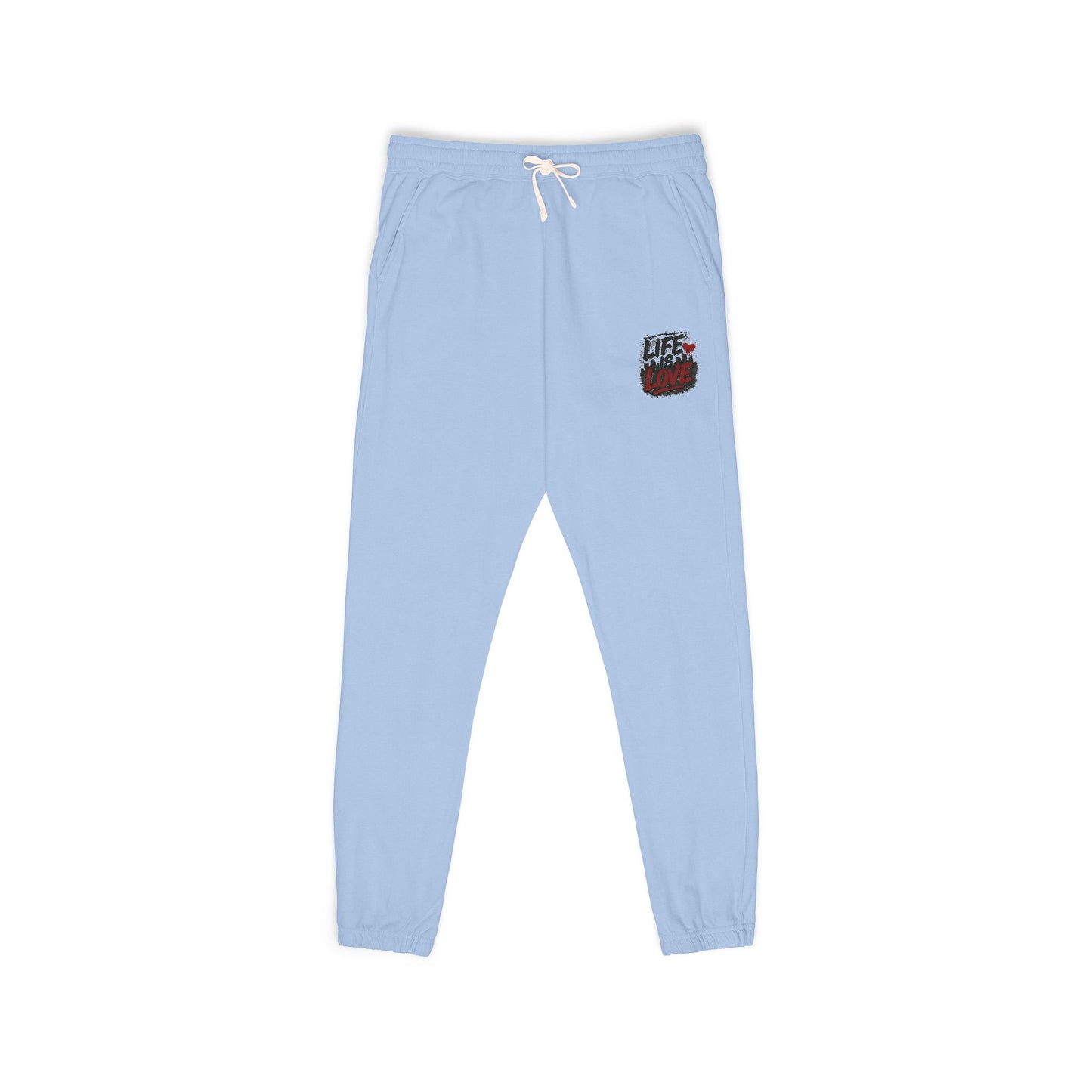Life Is Good Sweatpants — Cozy Garment-Dyed Fleece Sweatpants