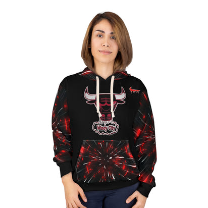 Custom Bulls Windy City Pullover Hoodie