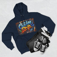 Custom Drip Urban Hoodie — Three-Panel Fleece Hoodie