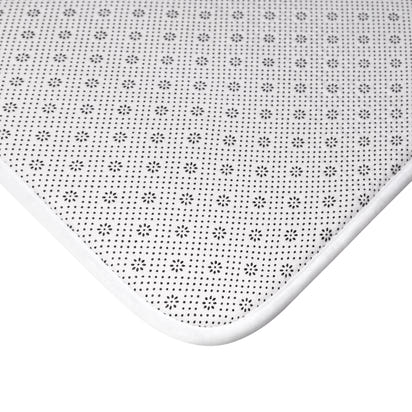 Good Things Happen in a Clean Space Bath Mat — Luxury Gold Bathroom Rug