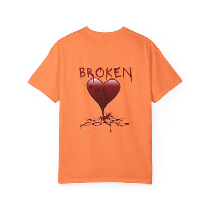 Broken Heart Unisex Garment-Dyed T-shirt