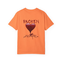 Broken Heart Unisex Garment-Dyed T-shirt